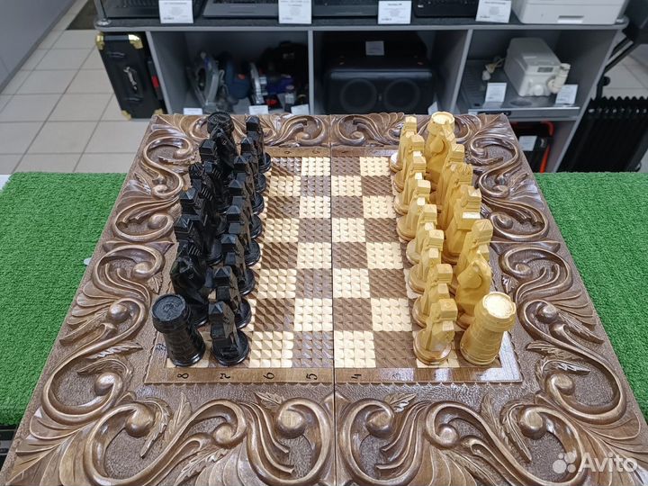 Шахматы ручной работы, тюремные, резные