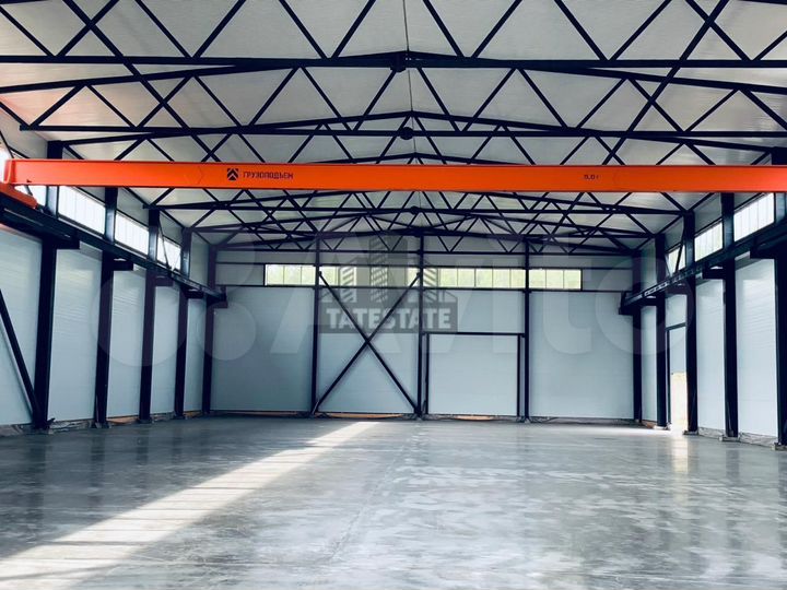 Пол склад -производство 1500 квм с кран