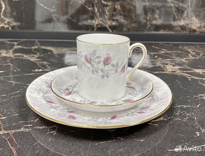 Кофейная тройка Англия. Royal Tuskan Fashion Rose