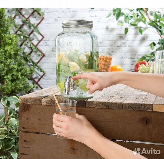 Лимонадница 3 л, диспенсер для напитков,Банка