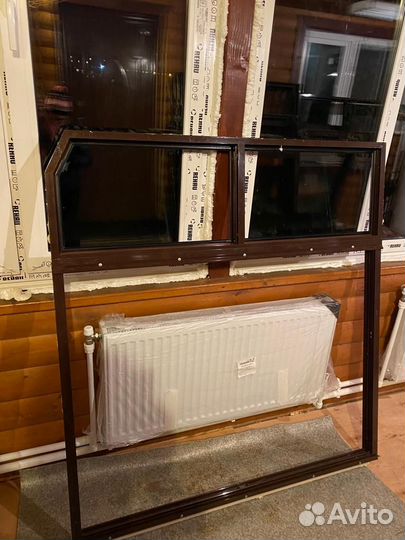 Раздвижные аллюминиевые окна б/у