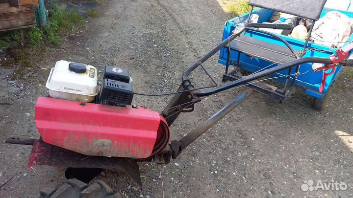 Мотоблок с прицепом