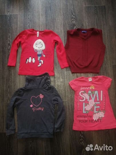 Пакет вещей для девочки 110 116