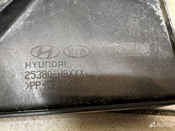 Вентилятор радиатора Hyundai Solaris седан G4FG