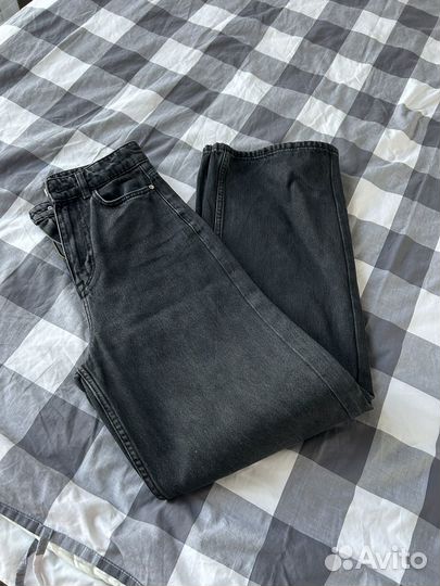 Джинсы zara 34 широкие