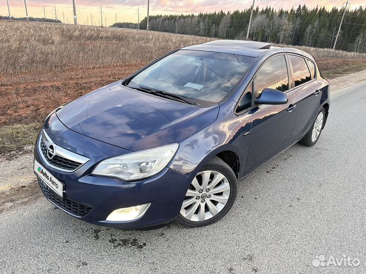 Opel Astra 1.4 AT, 2011, 170 000 км