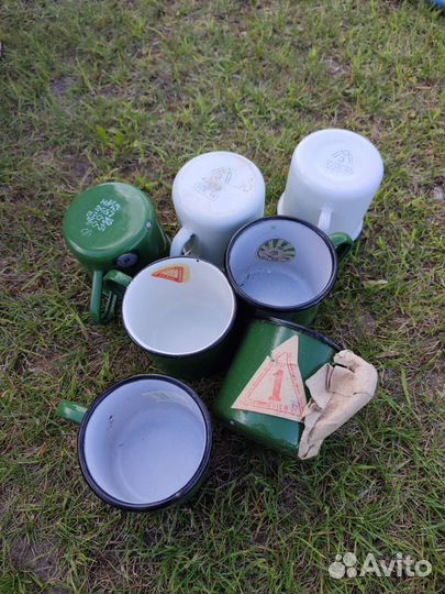 Кружки эмалированные СССР
