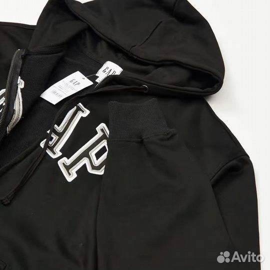 Зип худи Gaп с капюшоном и карманами