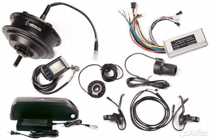 Электро вело набор на фет и полуфет байк