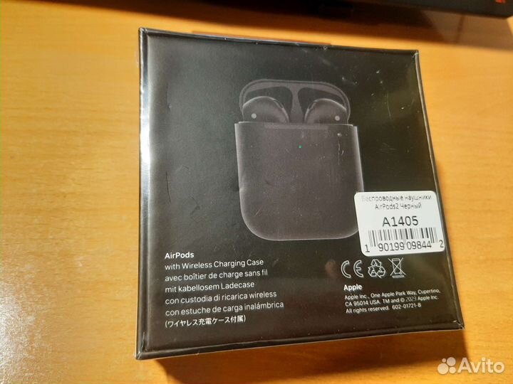 Беспроводные наушники apple airpods 2