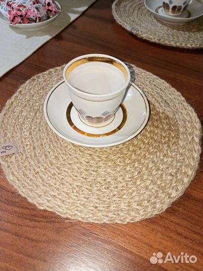 Набор джутовых салфеток