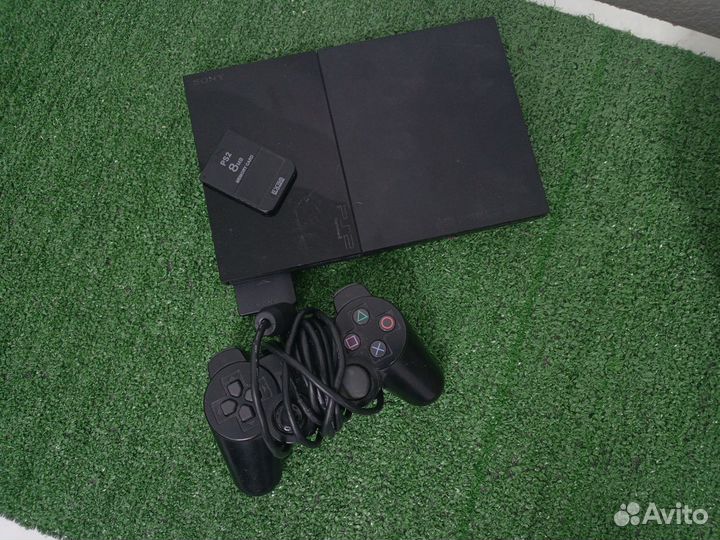 Игровая приставка playstation 2 slim с играми