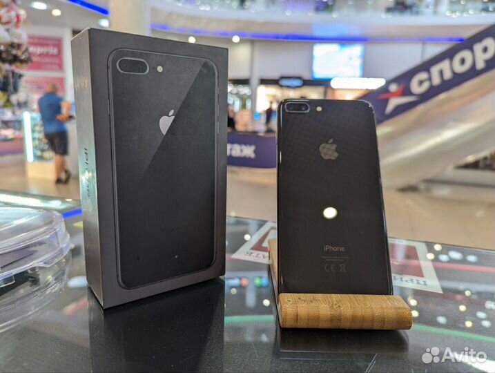 iPhone 8 Plus 64Gb Space Gray акб 77 imei358628092
