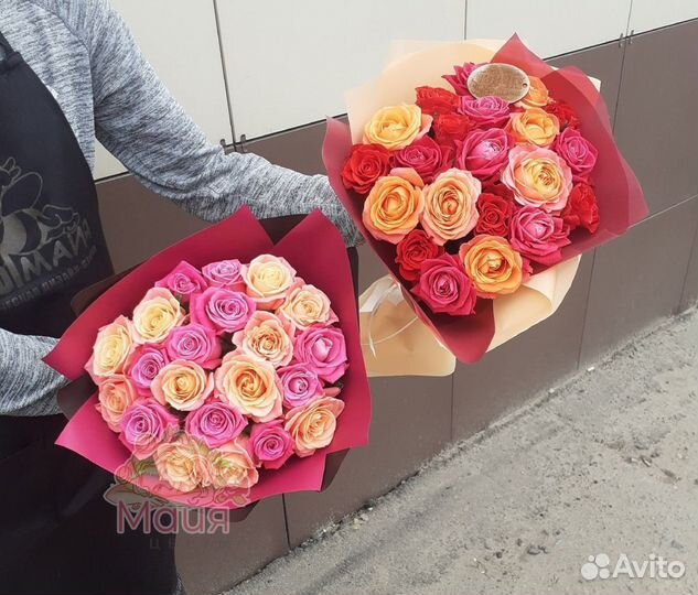 Живые цветы букеты