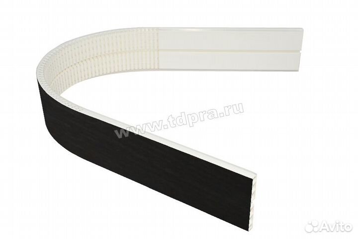 Цоколь пвх арочный универсальный Венге (1006*95)