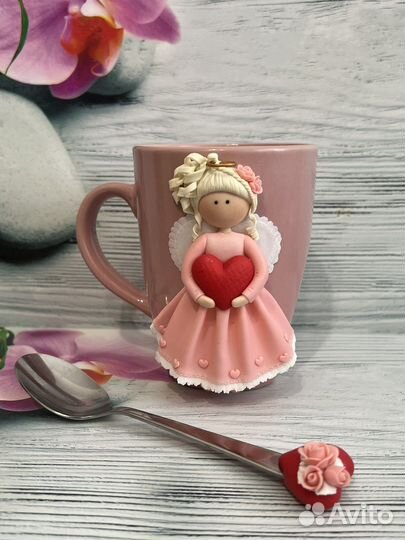 Набор Кружечка с ложечкой. День матери, 8 Марта
