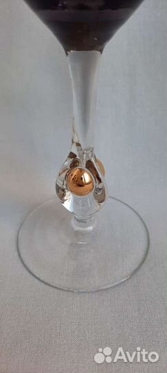 Фужеры, бокалы для вина Zlata Zuzana Чехословакия