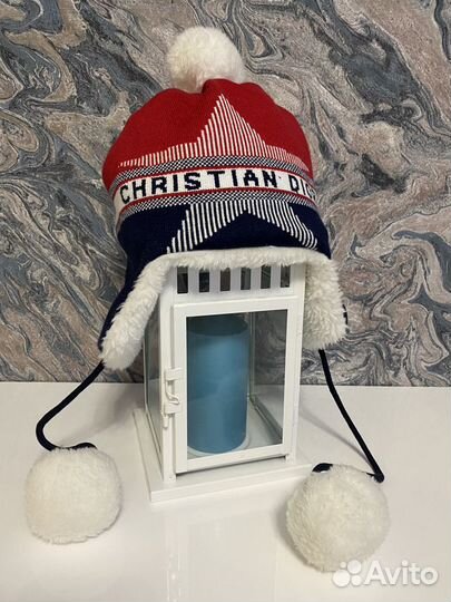 Новая шапка ушанка ди0р