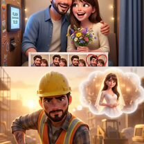 Мультфильм с вашим лицом о вашей жизни Pixar, Хасавюрт