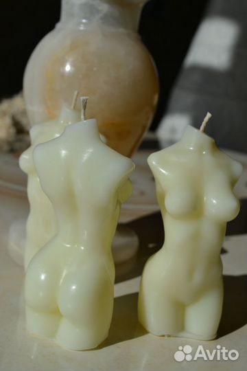 Силиконовая форма молд Силуэт тело свеча или гипс