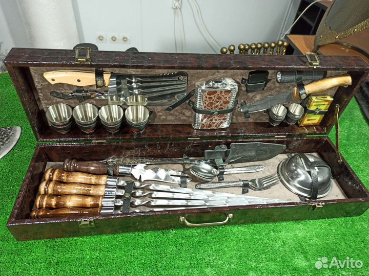 Набор шампуров в подарочном кейсе