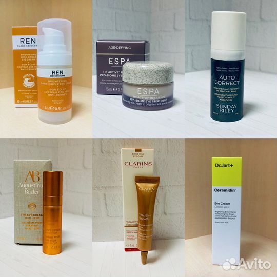 Кремы, сыворотки для век