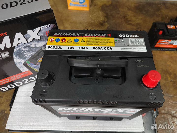 Аккумулятор Numax Silver 70 Ач обр 600 А