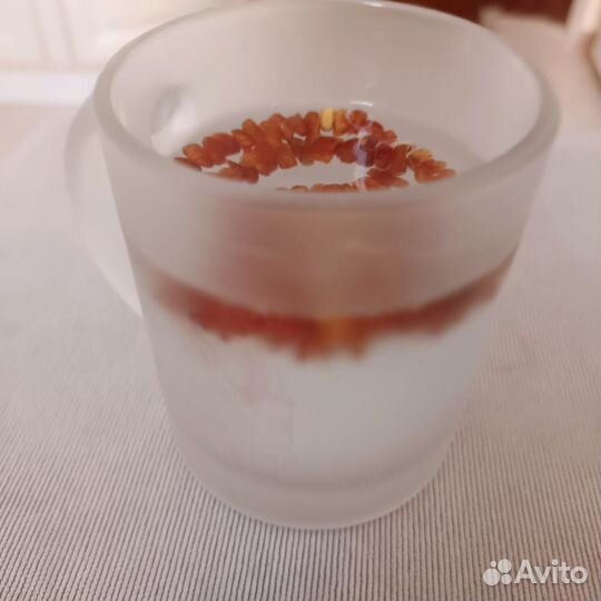 Бусы из натурального необработанного янтаря, 41 см