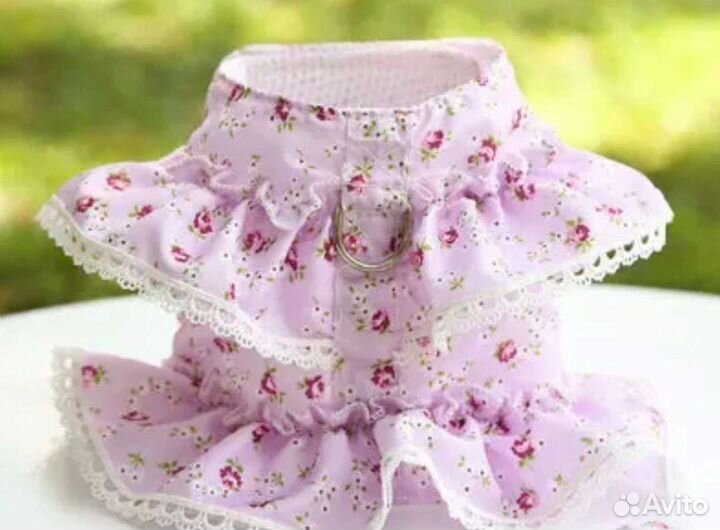 Изготлвление шлеек, резинок, платьев для собачек