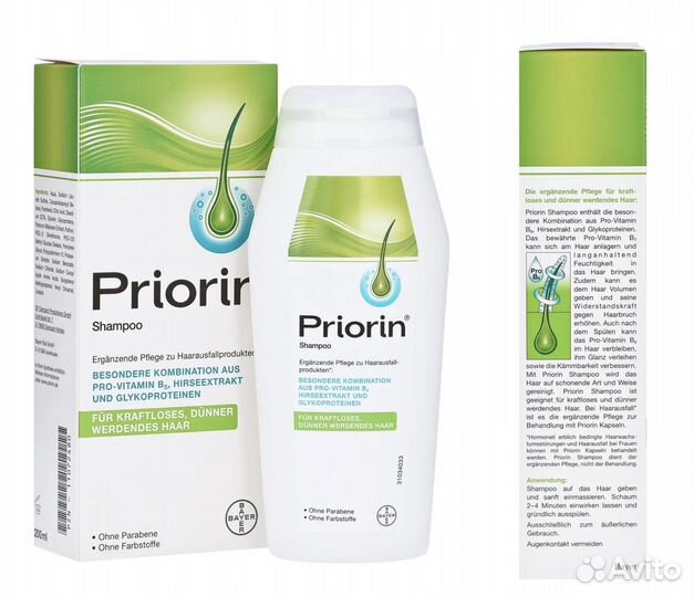 Шампунь для роста волос Priorin