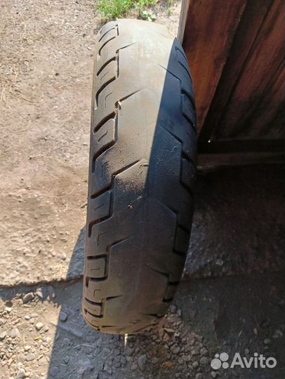 Dunlop D87M 95/90 R21 и 150/90 R15