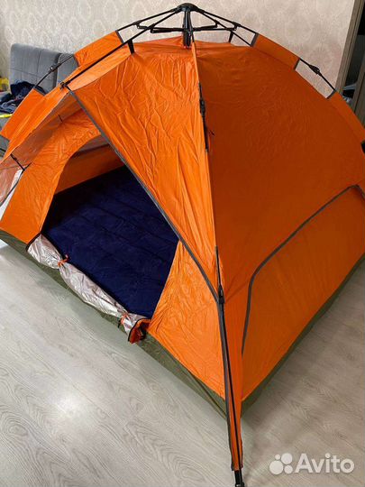Палатка 2-х слойная 3 местная автомат-зонт