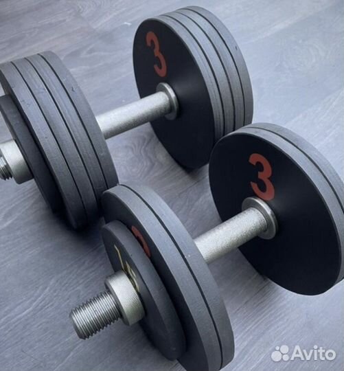 Гантели от 11 до 80кг стальные новые