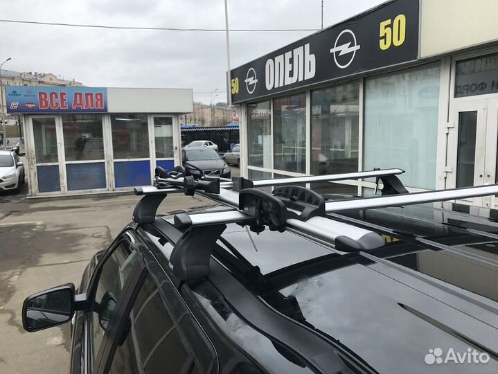 Велокрепление на крышу автомобиля (алюминий)