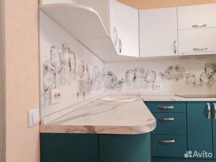 Кухонный гарнитур. Угловая кухня глянец ксп:15972