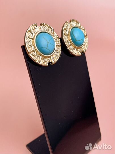 Винтажные клипсы Chico's 70 гг США К9 Д