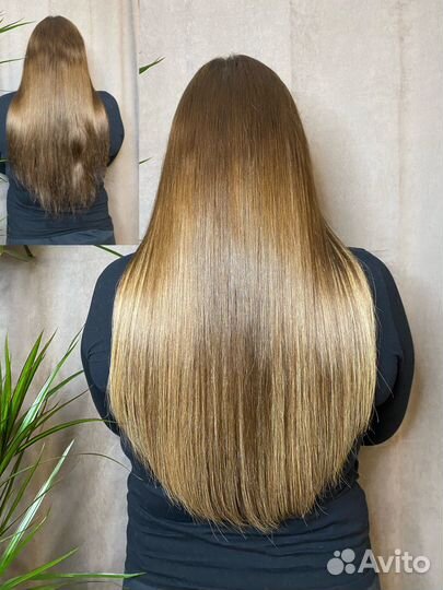 Холодное наращивание волос