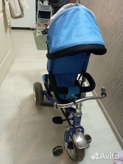 Детский велосипед с родительской ручкой