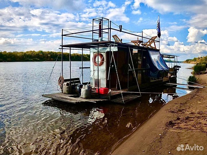 Аренда двухэтажного плота, без капитана