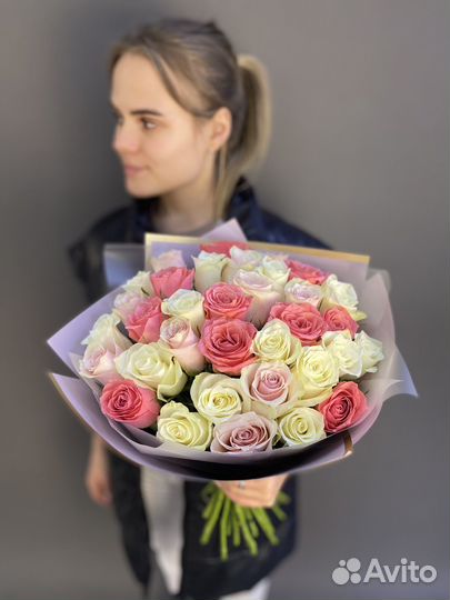Свежая роза в Наличии кения 40см