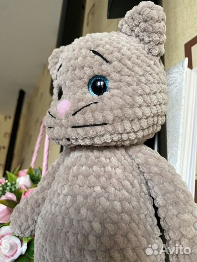 Плюшевый котик Тим (ручная работа )