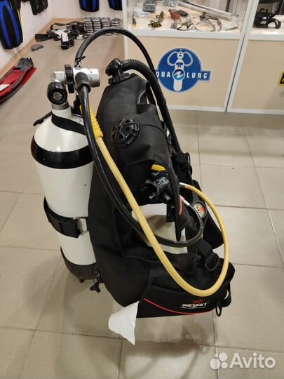 Акваланг комплект. Жилет, регулятор,баллон