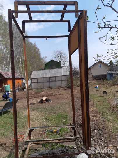 Каркас для летнего душа на дачу деревню