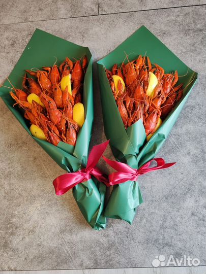 Мужской букет из раков