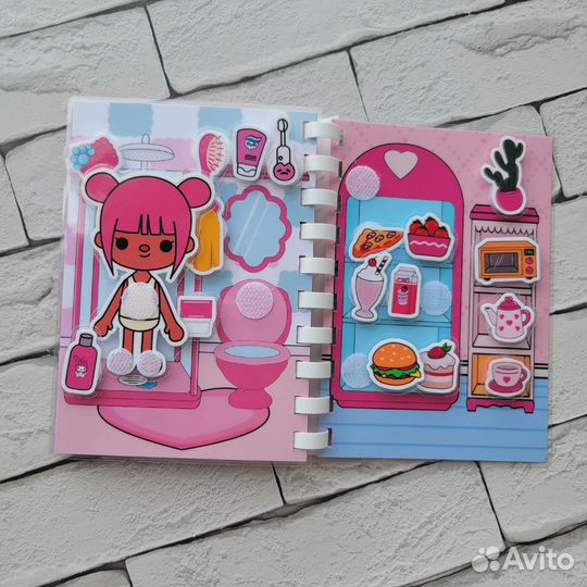 Тока Бока мини альбом на липучках