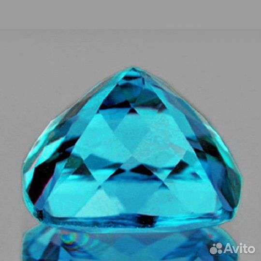 Апатит натуральный 1,14Ct 6х6мм VVS Мадагаскар