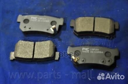 Колодки тормозные дисковые зад PKD004 Parts