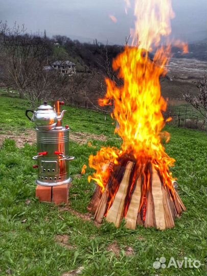 Самовар на дровах zarifis 5Lt