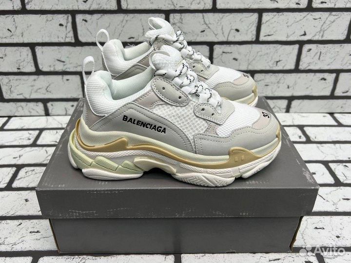 Кроссовки Balenciaga Triple-S White (36-45)