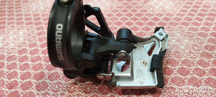 Передний переключатель shimano deore + манетка